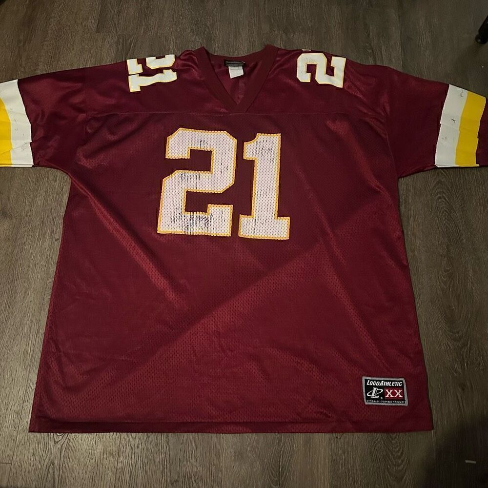 Vtg Washington Redskins NFL Football 21 Terry Allen Logo Athletic Jersey Mens 2X